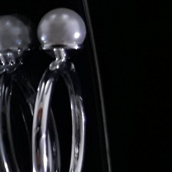 June BirthStone GENUINE Pearl Ring Sterling Promise SIZE 10 - Picture 10 of 12